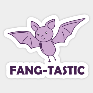 FANG-TASTIC Bat Pun Sticker